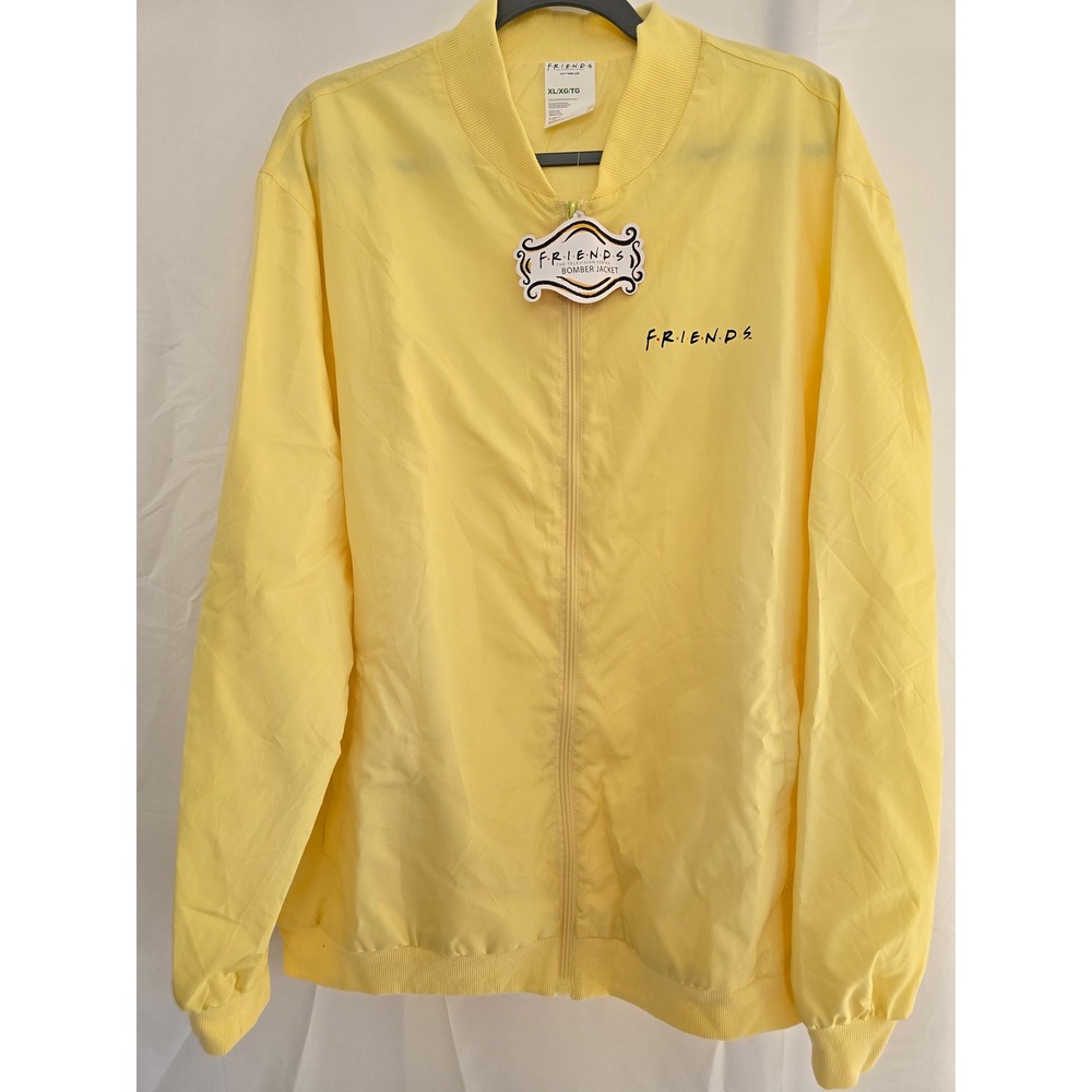 Friends TV Show‎ Central Perk Bomber Jacket Yellow XL New With Tags